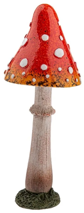 Ciupercă decorativă de toamnă, 23 cm,poliresină