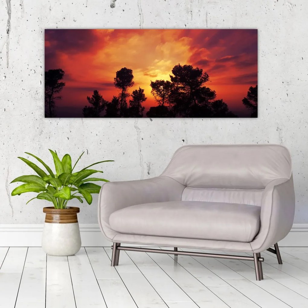 Tablou apus de soare (120x50 cm)