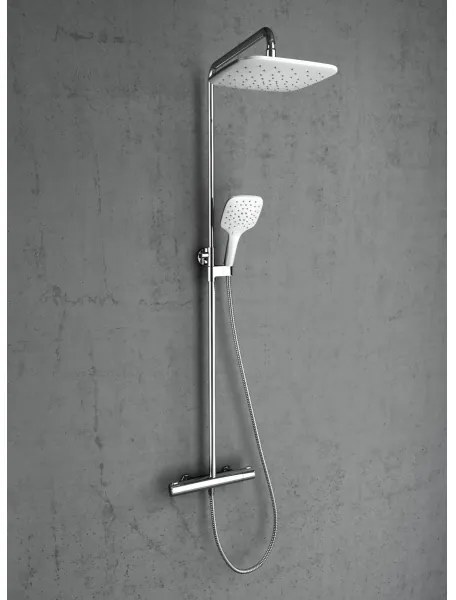 Ravak X070099 - Set de duș TERMO cu baterie termostatică, crom lucios