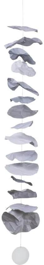 Obiect decorativ suspendat Paper garland grey
