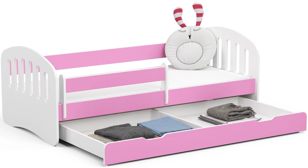 Pat pentru copii Preena (Roz) (cu saltea). Promo -25%. 1070761