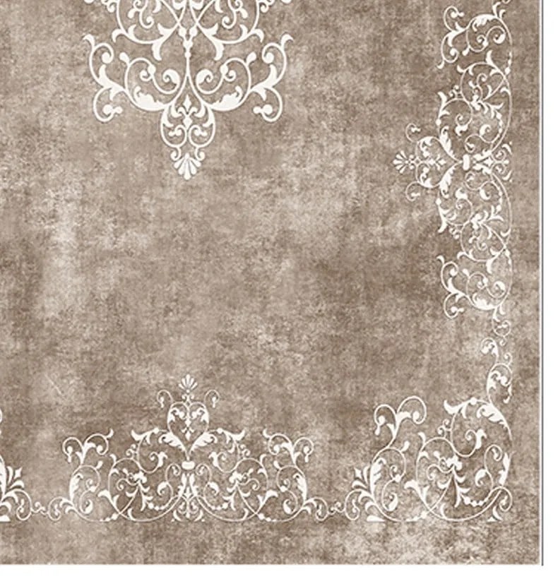 Covorașe de baie gri/taupe 2 buc. 60x100 cm – Foutastic