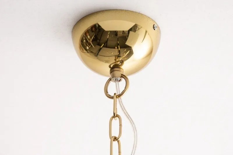 Lustra suspendata cu 14 surse de lumina Sputnik 85cm auriu