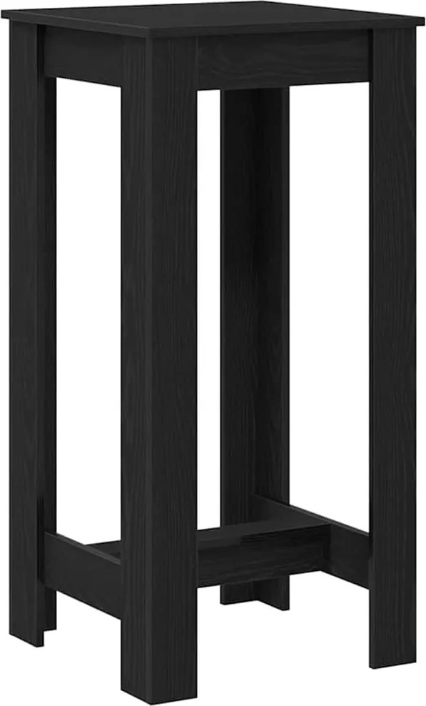 vidaXL Masă de bar Stejar Negru 51 x 50 x 103.5 cm Lemn compozit