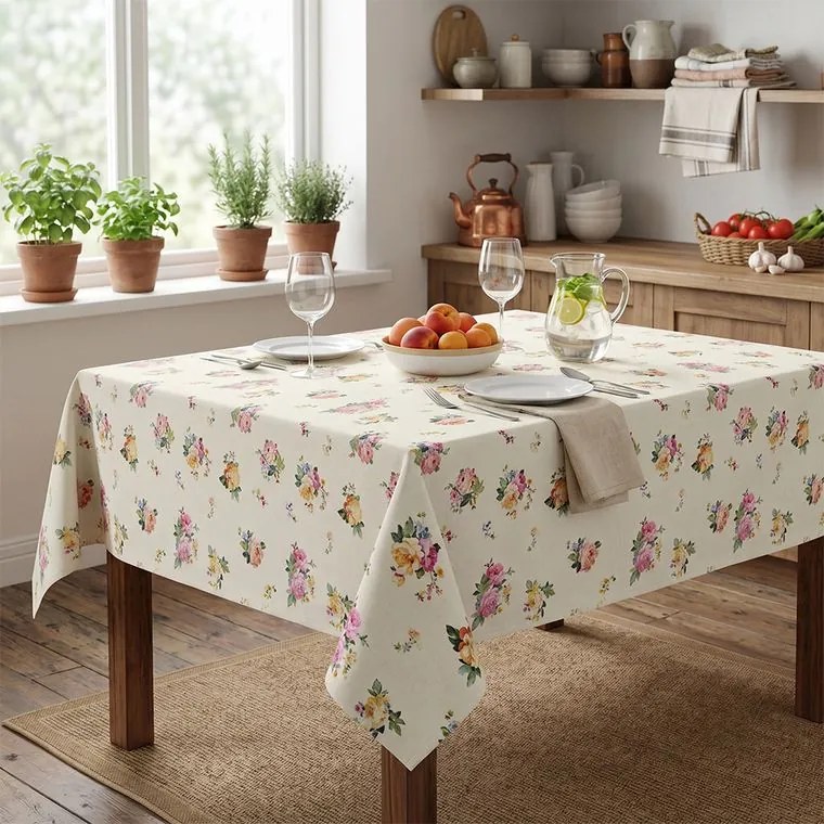 Barbadella Home Față de masă teflonată VIS ROZ 140 x 180 cm