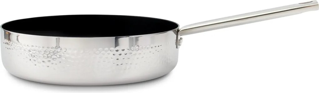 Tigaie inalta Zilan ZLN1337 din otel inoxidabil, 1.5L, Diametru 24 cm, Maner nituit, Maner din inox