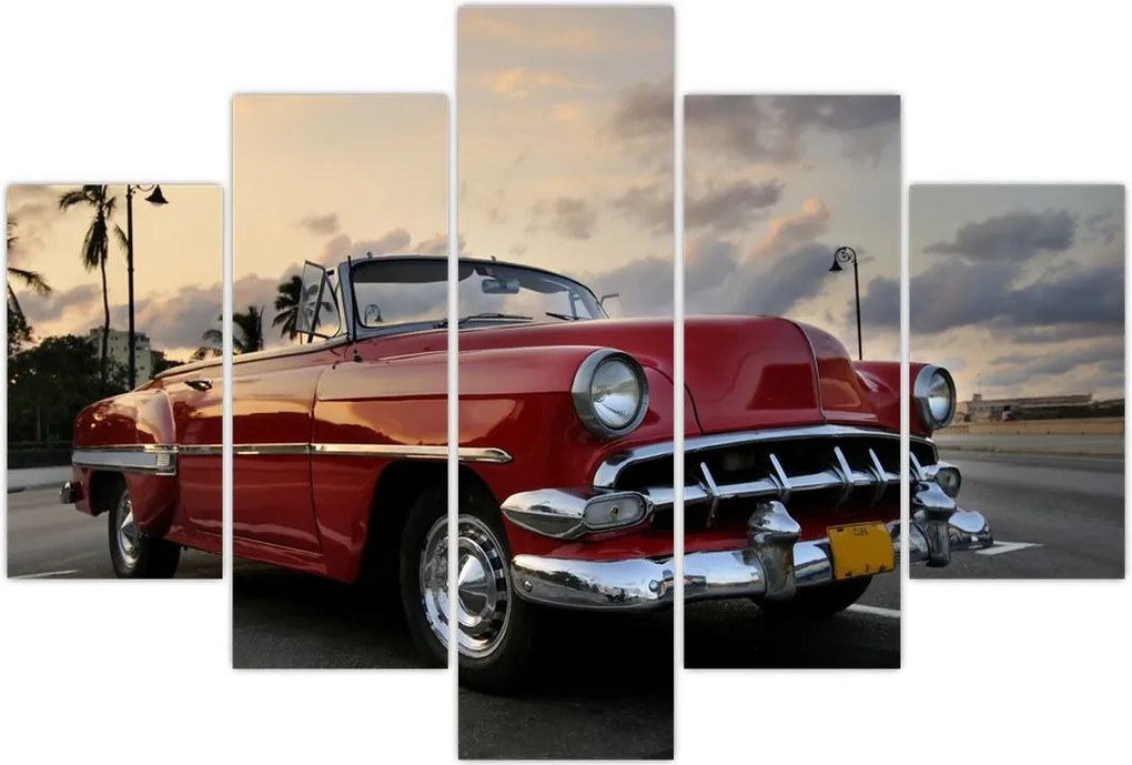 Tablou cu mașina (150x105 cm)