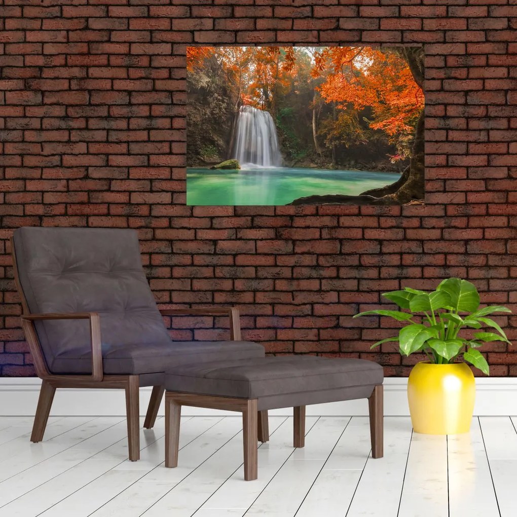 Tablou - Cascadă în Thailanda (90x60 cm)