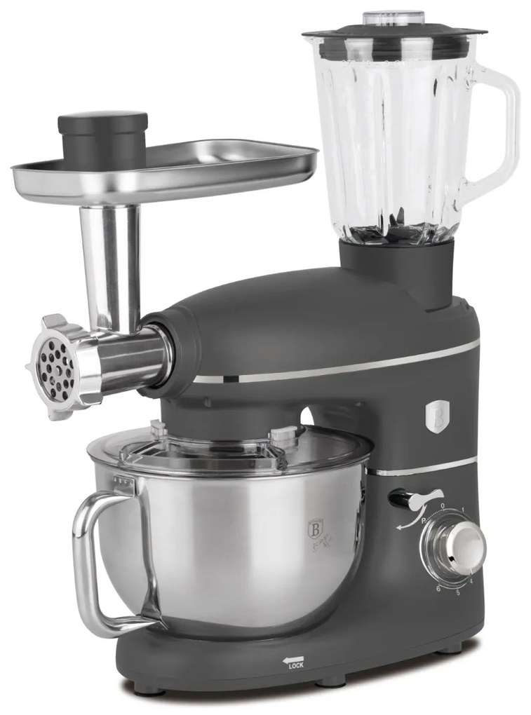 Robot de bucatarie multifunctional Antracit Berlinger Haus BH 9533