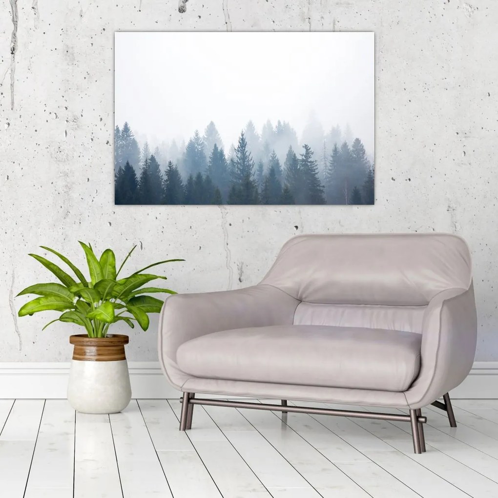 Tablou - Pădure cețoasă (90x60 cm)