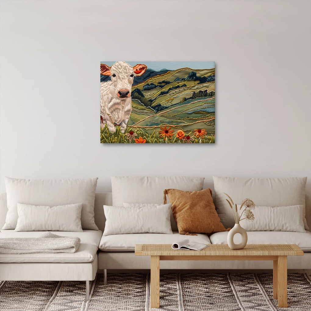 Tablou - Imitație de motiv tricotat (70x50 cm)