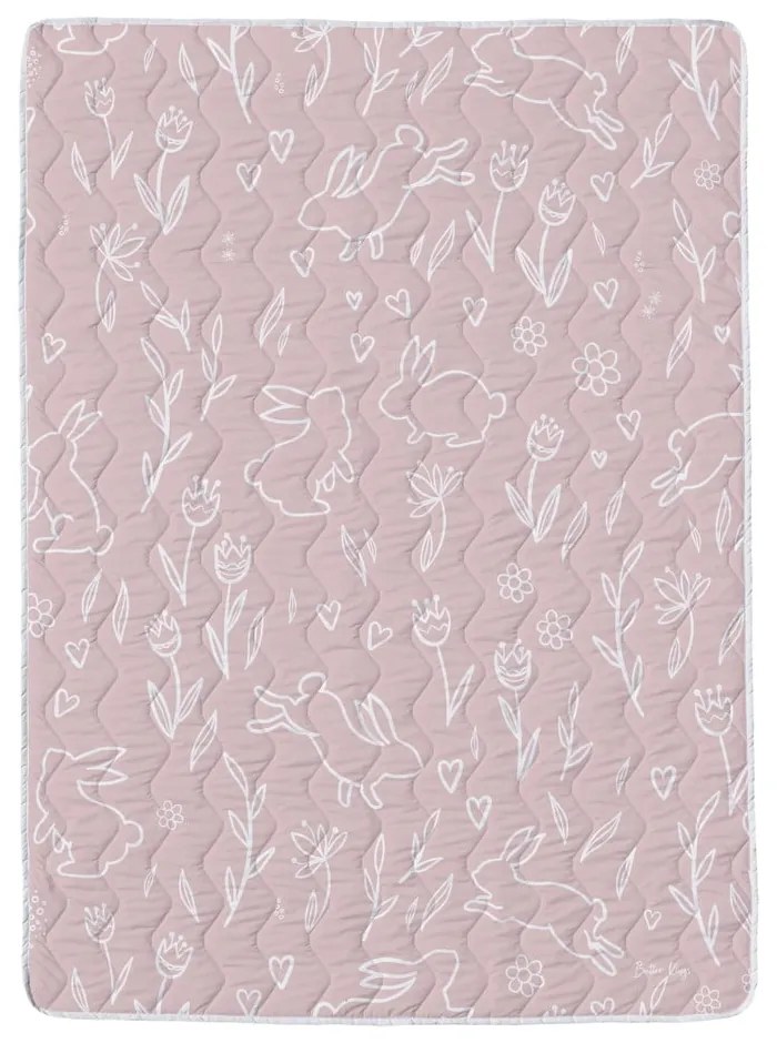 Set pilotă și față de pernă din bumbac satinat matlasat 140x200 cm – Butter Kings