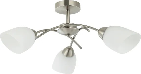 Lustră aplicată DONNA 3xE27/60W/230V nichel