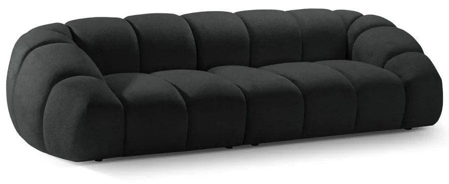 Canapea neagră 294 cm Diana – Micadoni