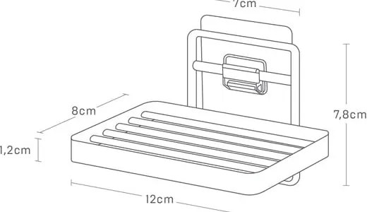Săpunieră neagră autoadezivă din metal Film Hook – YAMAZAKI