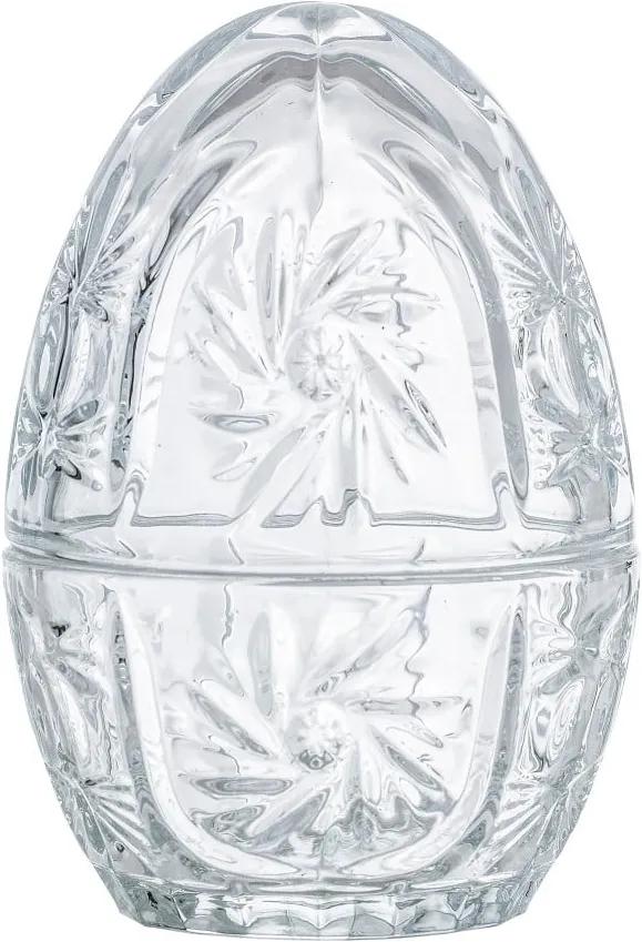 Recipient decorativ din sticlă în formă de ou Bloomingville