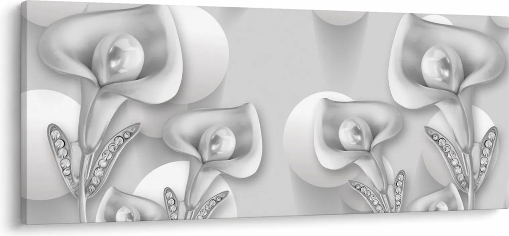 Tablou -Design flori (120x50 cm)