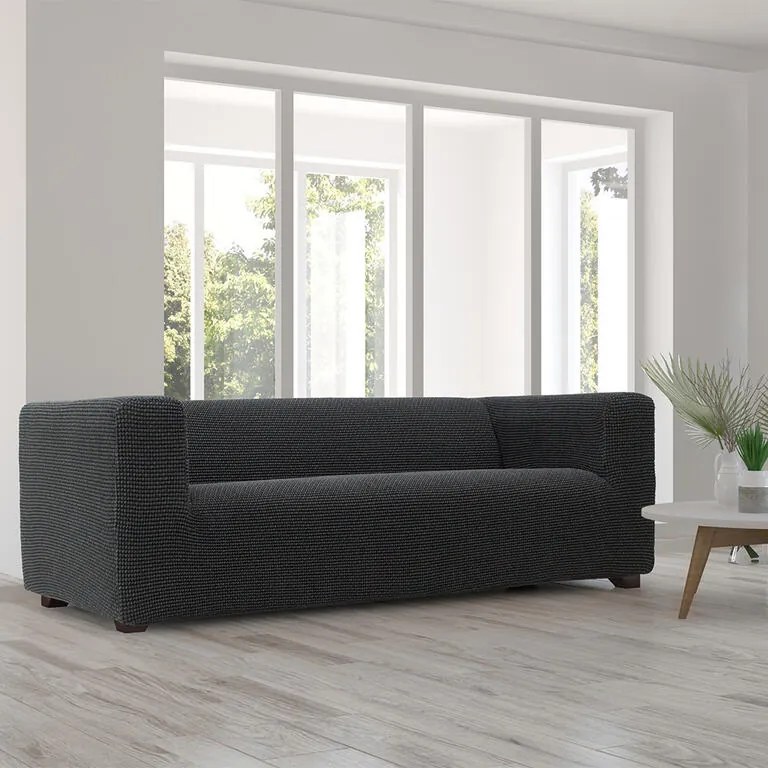 Huse care se întind foarte bine NIAGARA antracit taburet (40 - 60 cm)