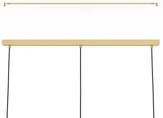 Lustră pe cablu Eglo 390207 COROJAL 3xE27/40W/230V auriu/maro