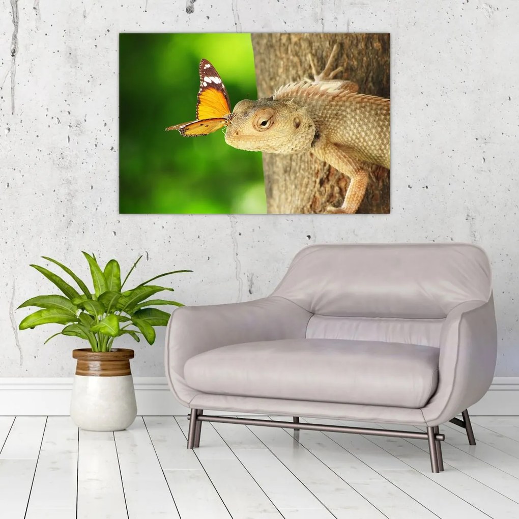 Tablou - Șopârlă (90x60 cm)