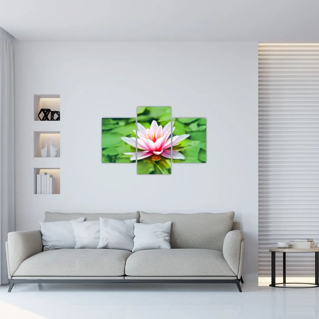 Tablou - Nuferi pe apă (90x60 cm)