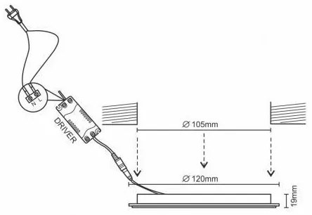 Corp de iluminat LED încastrat dimabil LED/6W/230V 3000-6500K Wi-Fi Tuya