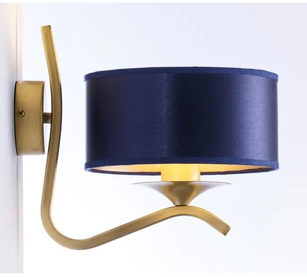 Jupiter 2115 - Aplică de perete KASZMIR 1xE27/15W/230V albastru/auriu