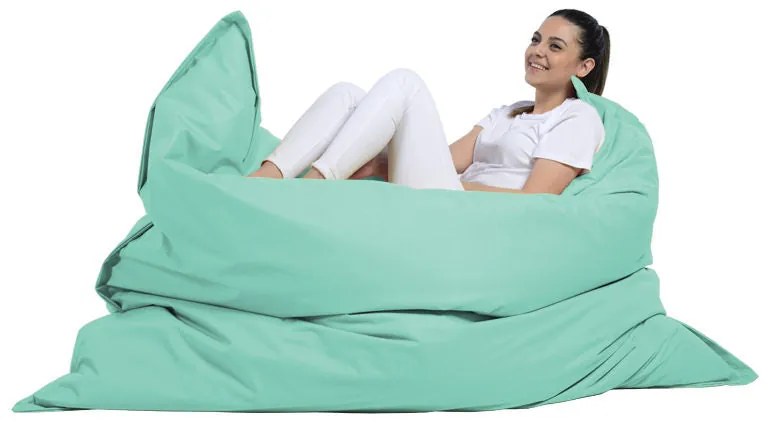 Fotoliu puf pentru grădină Giant Cushion 140x180 - Turquoise
