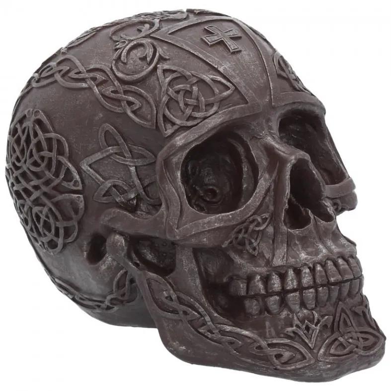 Statueta craniu Fier celtic 16 cm