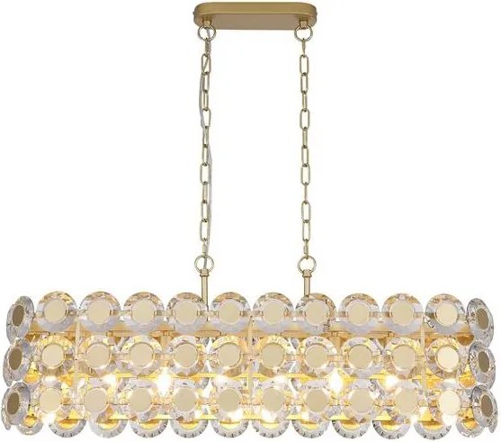Lustra suspendata ovala design elegant Belle 8LT