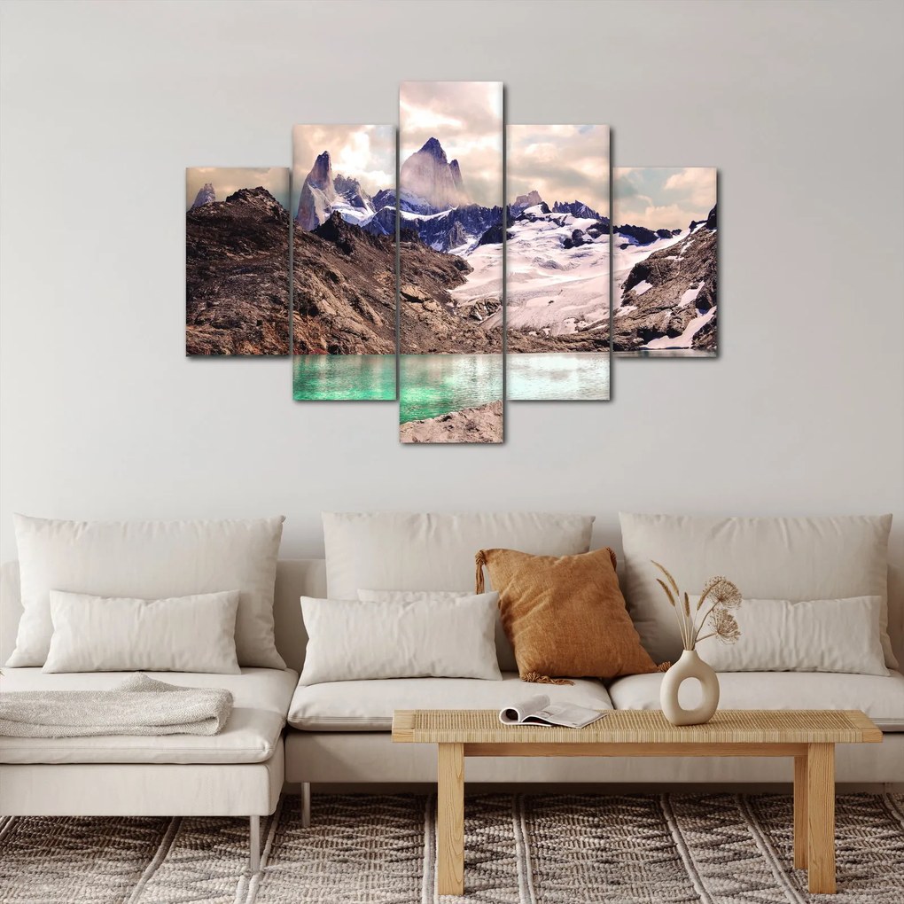 Tablou cu lac montan (150x105 cm)