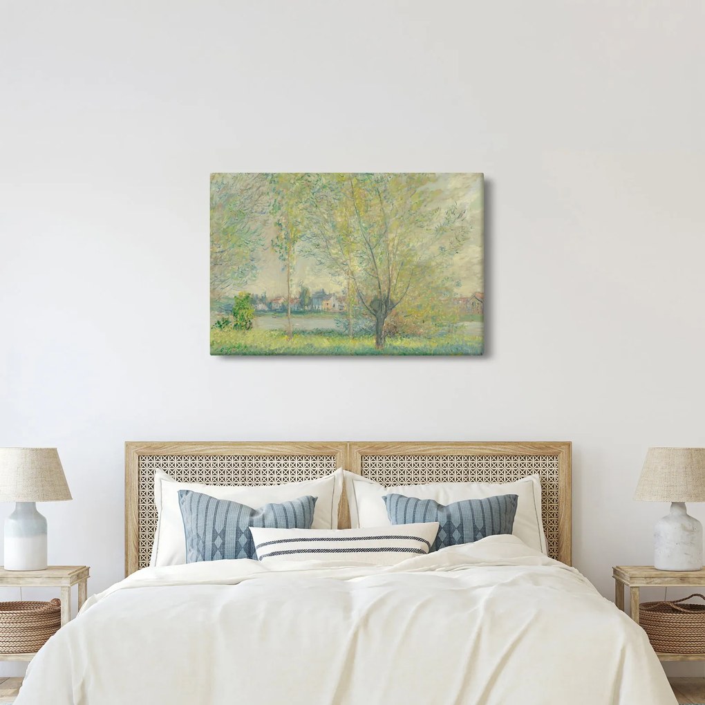 Tablou - Claude Monet, The Willows, reproducere (90x60 cm)