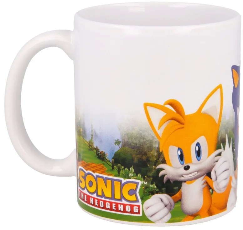 Sonic Ariciul Power Trio cană din porțelan 325 ml (11 oz) în cutie de cadou