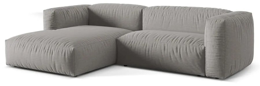 Colțar modular gri deschis (cu colț pe partea stângă ) Martina – Micadoni Home