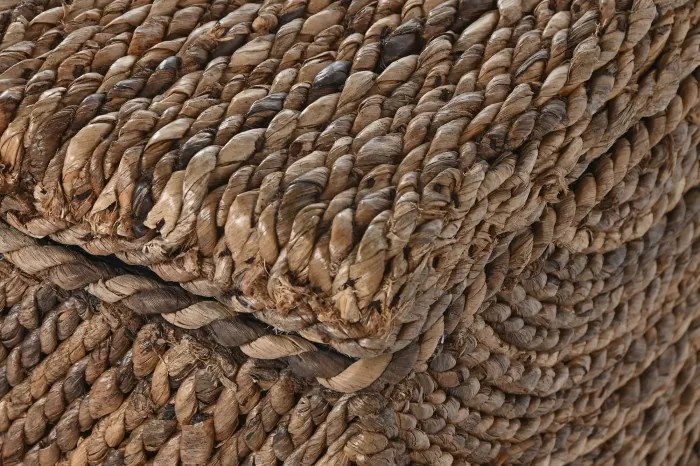 Lada depozitare din fibră naturală cu capac, 120x45x50 cm, finisaj natural