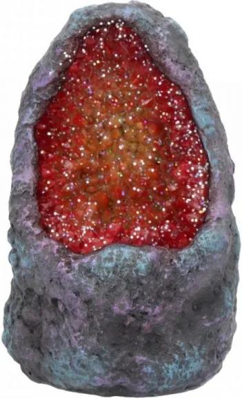 Statueta cu led Pestera cu Cristale de Rubin 10 cm