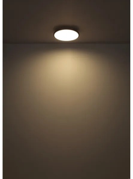 Plafonieră LED Globo 41569-18BC XANDER LED/18W/230V 4000K negru