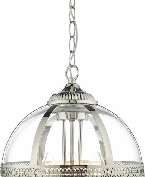 Där Lighting VAN0338 - Candelabru pe lanț VANESSA 3xE14/40W/230V crom lucios