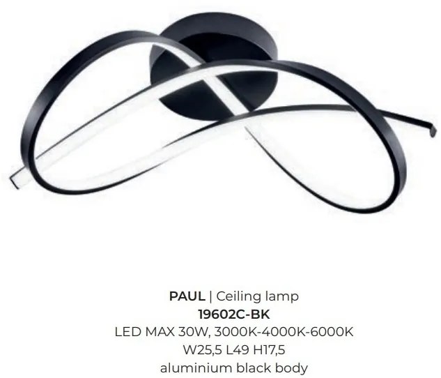 Lustra aplicata LED design modern PAUL