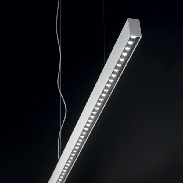 Ideal Lux - Pendul LED OFFICE, 30W, 230V, 3000K, CRI 90, alb