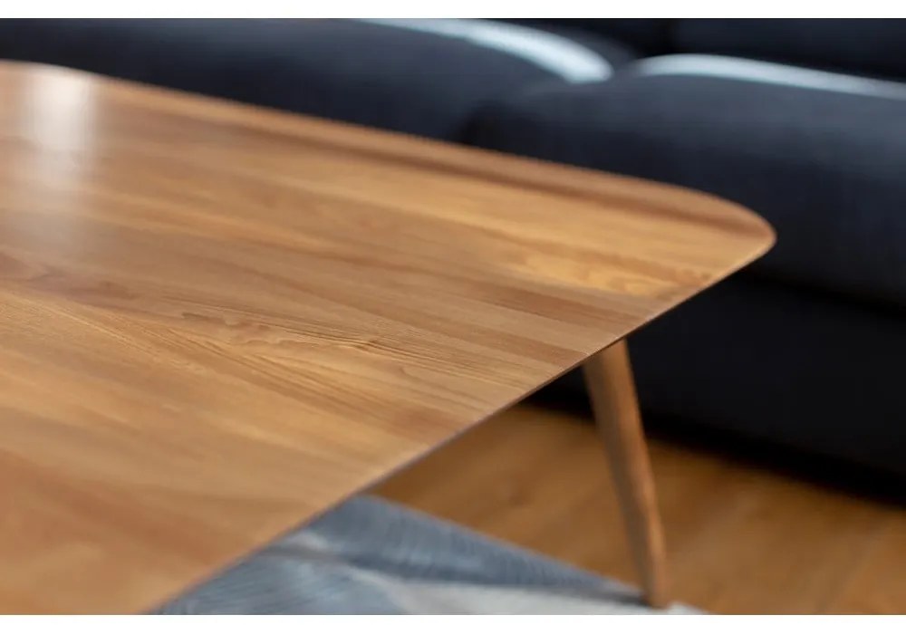 Măsuță de cafea din lemn de frasin Ragaba Contrast Tetra, natural, 110 x 110cm