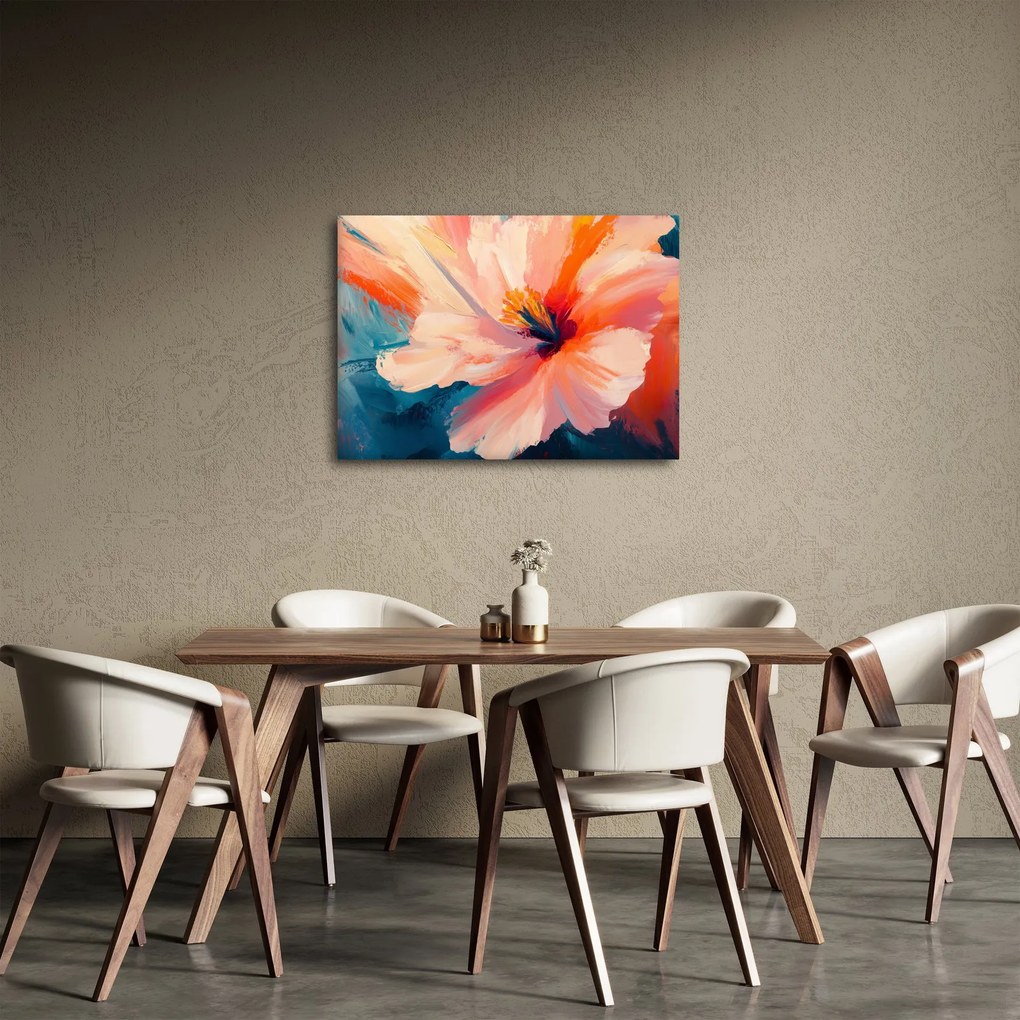 Tablou - Floare pictată (70x50 cm)