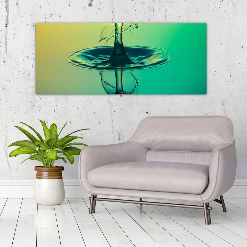 Tablou - picătura de apă (120x50 cm)