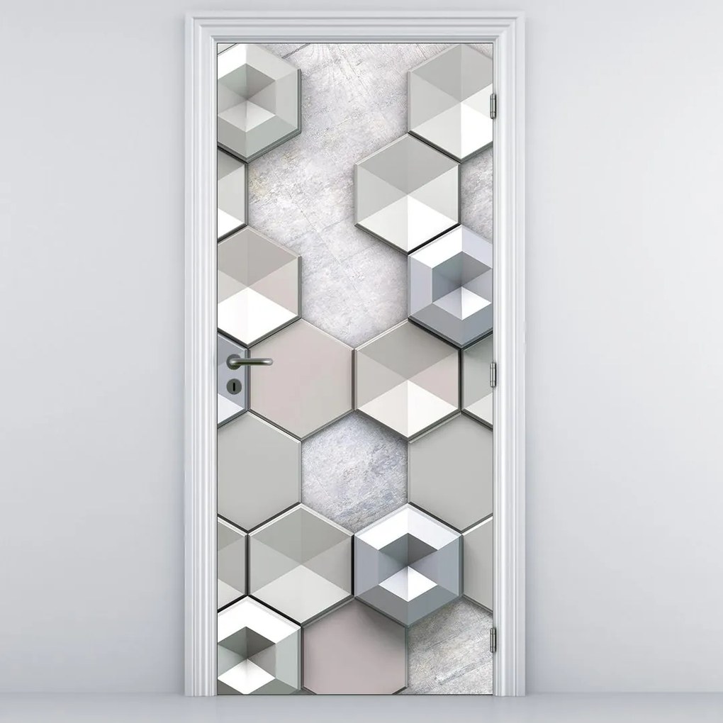 Fototapet pentru ușă - 3D Abstract (95x205cm)