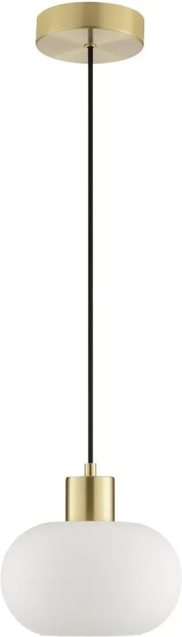 Brilliant - Lustră suspendată pe cablu FANNY 1xE27/20W/230V, Ø 22 cm, alamă
