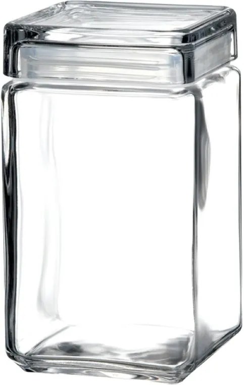 Borcan patrat cu capac 1,36L Landmark