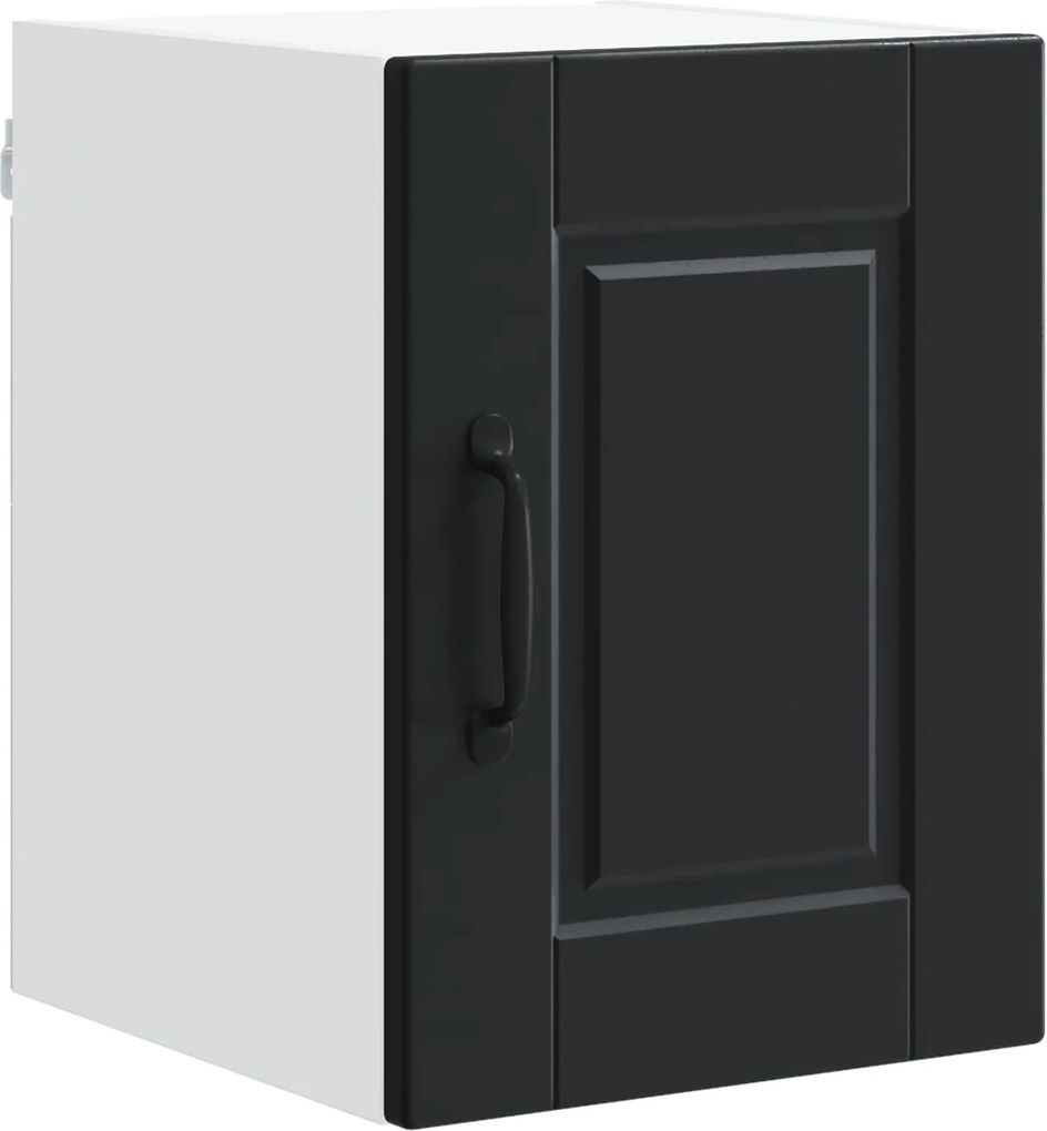 vidaXL Dulap de bucătărie cu raft Negru 30 x 31 x 40 cm Lemn compozit