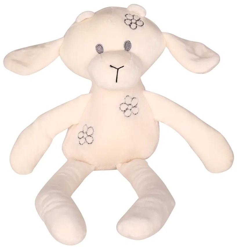 Burtă de oaie din pluș 35 cm, alb