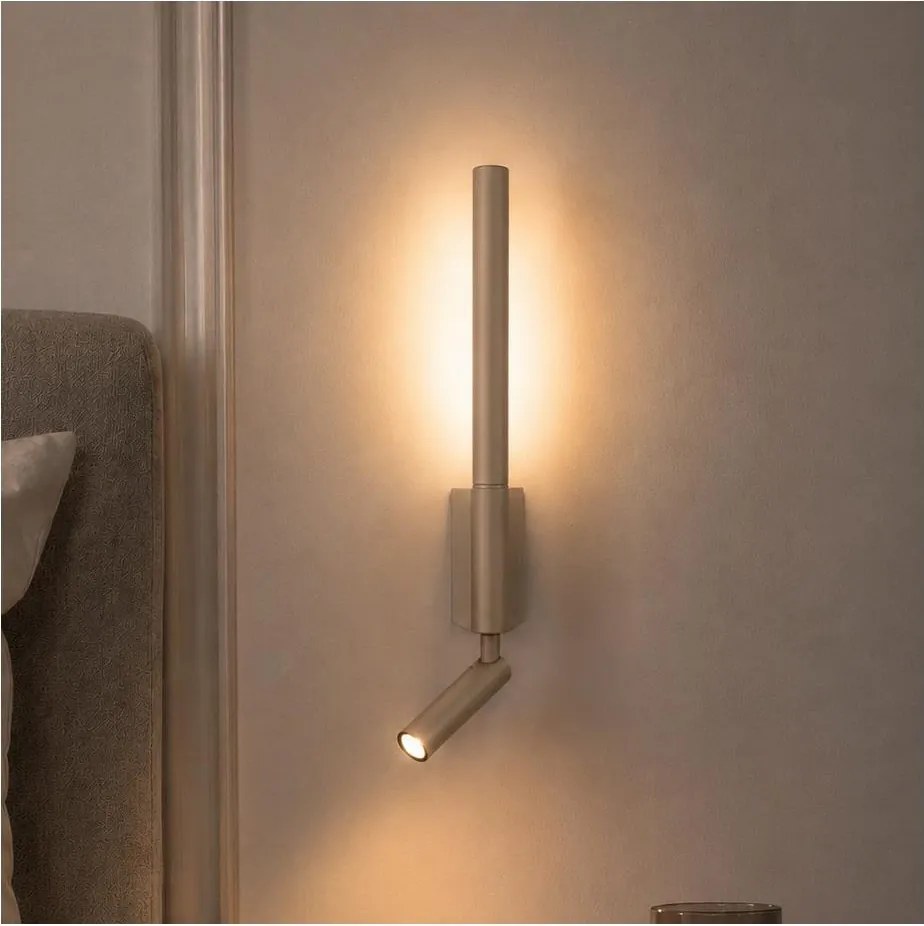 Brilagi - Aplică spot de perete LED VIXON LED/3W/230V + LED/5W bej CRI 90