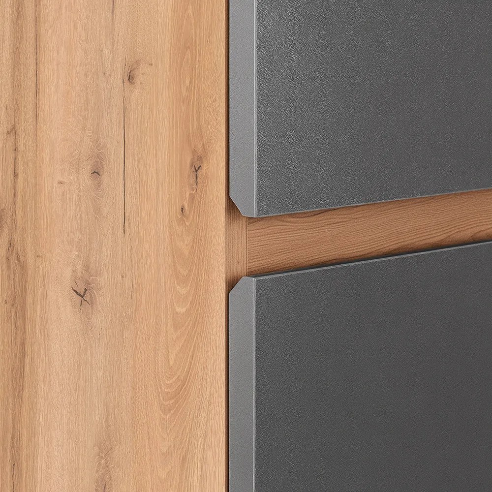 Dulap suspendat Vario Forte 35 stejar-antracite